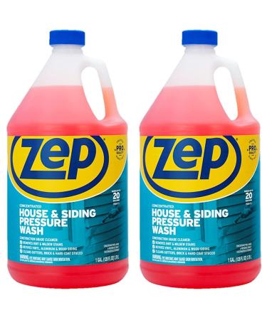 Zep House and Siding Pressure Wash Cleaner Concentrate - 1 Gallon (Case of 2) ZUVWS128 - Construction Grade Pack of 2