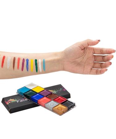 Professional Face Painting Kit | Festival Oil Body Paint & Masquerade Performance Essentials - Buy Online on GoSupps.com