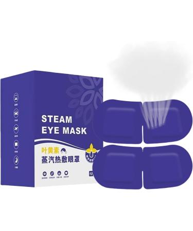 Heat Eye Mask - Steam Eye Mask 10 Pieces Disposable Eye Mask Instant Heat | Hot Compress Dry Tired Puffy | Relaxing Sleep Stress Eye Fatigue Dark Circles - Buy Online on GoSupps.com