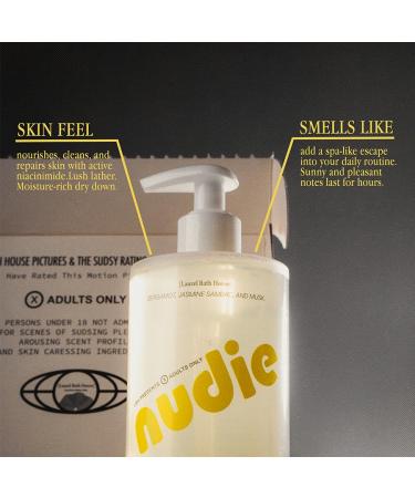 Laurel Bath House Nutrient-Rich Body Wash | Cleanse Nourish & Strengthen Skin with Niacinamide | Free From Parabens Sulfates & Phthalates (350 ml NUDIE) (Medium Nudie) - Buy Online on GoSupps.com