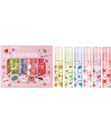 6 Pack Moisturizing and Hydrating Lip Oil Smooth and Moisturizing Lip Oil - Buy Online on GoSupps.com