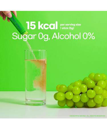Buy SUNMANC Kombucha Powder (Shine Muscat) - 10 Packets Low Calorie Probiotic Drink Mix Sugar-Free Sparkling Tea Powder for International Shipping - Buy Online on GoSupps.com