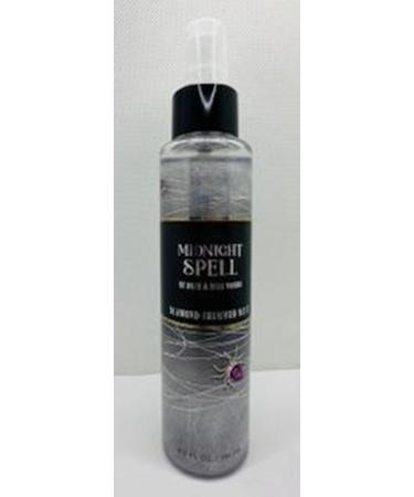 Midnight Spell Diamond Shimmer Mist Spray 4.9 Ounce Black Gold and Silver