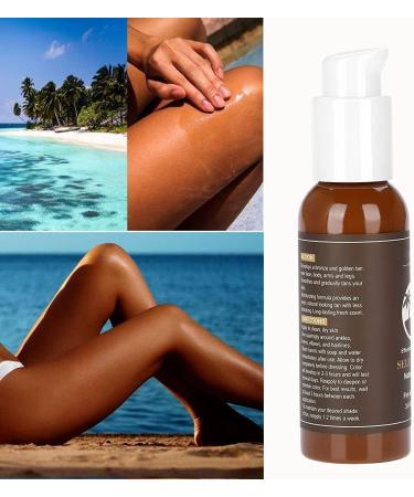 Tanning Cream Sunless Tan Cream Longlasting Body Bronzer Cream for All Skin Types Natural Glow Enhancer for Smooth Radiant Skin - Buy Online on GoSupps.com