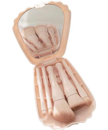 Powder Foundation Shell Beauty Tools Daily Use With Mirror Box Makeup Brush(Light Skin Tone) - Buy Online on GoSupps.com