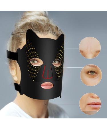 Soins de lumi re LED de beaut couvre-visage lumineux LED | Soins de la peau du visage respirants avec synchronisation 3 vitesses - Soins de la peau l gers 4 couleurs avec 192 perles de - Buy Online on GoSupps.com