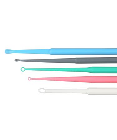 AHS American Hospital Supply Ear Curettes | Ear Wax Removal Tool | Variety Pack Ear Cleaners - 15 of Each Tip Style Variety Pack - 15 of Each Tip Style