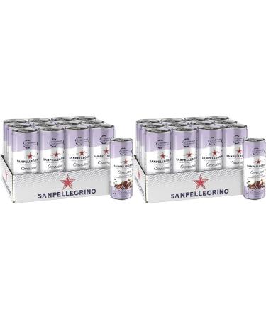 Sanpellegrino San Pellegrino Creanicioni Pomegranate & Black Columer Low Limmonade 33 Calories Pro Case 24 Pack (12 x 330ml) Einweg doses Pomegranate & Black currant 330 ml (24 Pack)