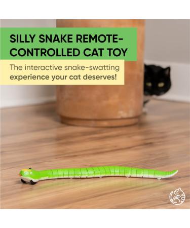 Remote Control Snake Cat Toy - Interactive RC Toy Snake for Active Indoor Cats | Realistic and USB Charged - AmazinglyCat - Buy Online on GoSupps.com