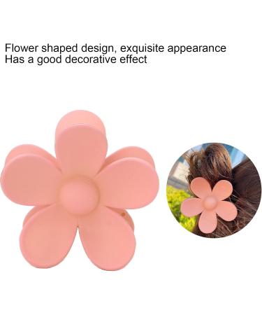 Plastic Jaw Clip Exquisite Flower Shape Hair Claw Clips Double Lock Tooth for Women Girls Headwear(Meat meal) - Buy Online on GoSupps.com