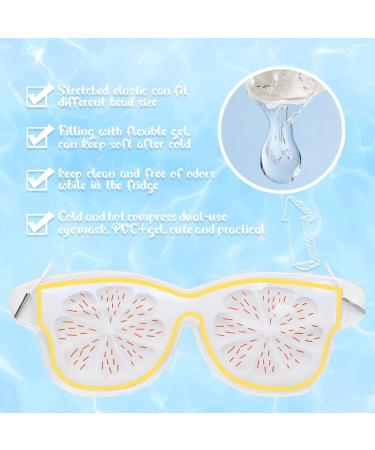 Gel Eye Mask 4 Pack Relaxing Sleep Eye Patch Eye Cover Reusable Hot & Cold Compress Gel Pack for Puffy Tired Eyes Dark Circles Migraine Stress Relief - Buy Online on GoSupps.com