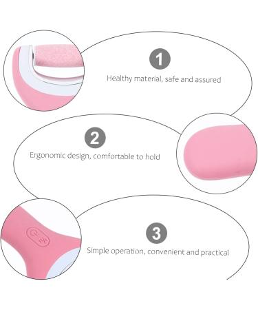 Ipetboom 1 Set Pedicure Foot Buffer Electric Foot Callous Removing Instrument Electric Scrubber Electric Foot Remover Heel Scrubber Pro Foot File Foot Quartz Major Pink - Buy Online on GoSupps.com