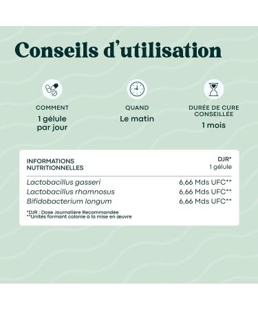 Probiotique Flore Intestinale 20 Milliards UFC/Jour Probiotiques Lactobacillus Gasseri + Rhamnosus + Bifidobacterium quilibre du Microbiote 30 G lules Vegan Fabriqu en France Probiotiques - Essentials By Novoma - Buy Online on GoSupps.com