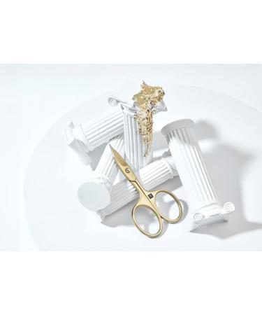 ZWILLING Combi Nail Scissors (Scissors for Nails and Cuticles Curved Edge and Fine Tip for Precise Cut) Premium Gold 90 mm - Buy Online on GoSupps.com