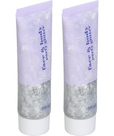 Buy Sequin Body Glitter Gel 50ml - Holographic Silver Face & Body Glitter for Festivals - International Shipping Available - Buy Online on GoSupps.com