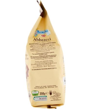  Italian Gourmet E.R. Mulino Bianco Abbracci Pack of 5 cocoa and fresh cream shortbread biscuits palm oil free 350g + Italian gourmet polpa 400g - Buy Online on GoSupps.com