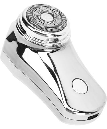 Buy Starlight Silver Electric Beard Trimmer | Mini Digital Display Type C Port Clipper for Men - Perfect for Travel & Home Use - Buy Online on GoSupps.com