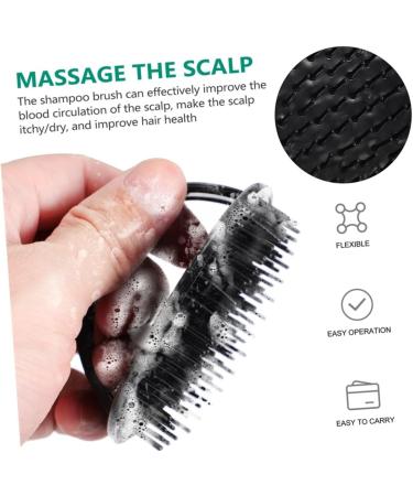 Beavorty Silicone Massage Shampoo Brush - 8 STK Scalp Peeling & Hair Washers for Ultimate Shower Care - Buy Online on GoSupps.com