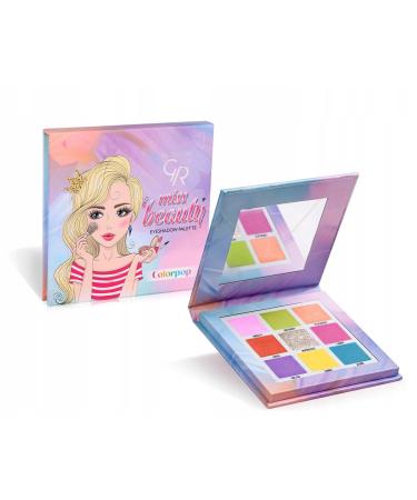 Colorpop 9 Eyeshadow Palette - Miss Beauty - Golden Rose - Eyeshadow & Palette - Multi 9 X 1.3g