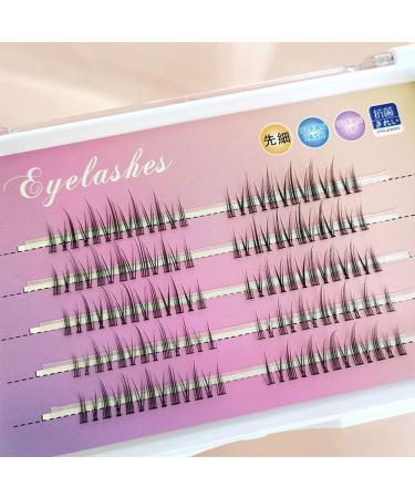 Shop Individual Cluster Lashes - 3D Effect Volume Lashes C Curl 5 Rows Best Eyelash Extensions for Home Makeup - Buy Online on GoSupps.com