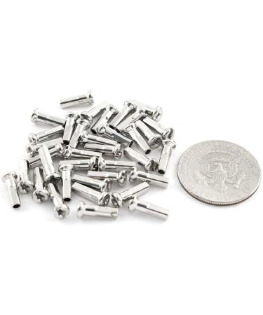 Pro Bamboo Kitchen 36pcs Silver Wheel Spoke Nipples | 14mm Spoke Caps for 14G Mountain Road Bicycles - Buy Online on GoSupps.com