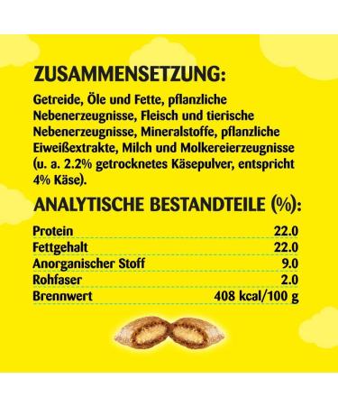 Buy Dreamies Classic Cat Snacks with Cheese - Crispy Texture & Creamy Filling - 720g (4 x 180g) - International Shipping Available - Buy Online on GoSupps.com