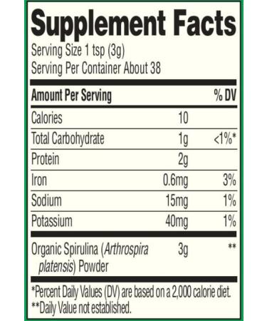 365 by Whole Foods Market Organic Spirulina Superfood Powder 4 Ounce 4 Ounce (Pack of 1) - Buy Online on GoSupps.com