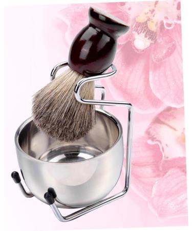 Buy Ipet Boom 3ST Roof Hair Brush & Razor Brush Set - Mustache Holder & Shaving Bowl | Premium Bamboo Shaving Tools for an Effortless Grooming Experience - Buy Online on GoSupps.com