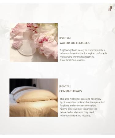 Heart Percent Commas on Life Essential Lip Essence #101 Lulluaby Watery Oil Clear Lipgloss Essence Intense Overnight Sleeping Lip Treatment 6g (0.2 fl. oz.) - Buy Online on GoSupps.com