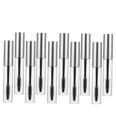 Mikinona 10pcs Mascara Empty Tube Empty Eyeliner Tube Eyelash Cream Cosmetic Filling Plastic Lip Gloss
