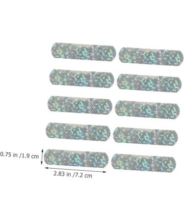 10pcs Glitter Heart Bandages for Kids - Cute Fabric Dressing Patches for Wounds | International Shipping - Buy Online on GoSupps.com