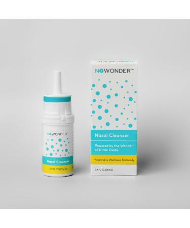 NoWonder Nasal Cleanser 0.9 fl oz | Nitric Oxide Producing Nasal Wellness Spray | Daily Support for Respiratory Wellness & Effective Nasal Cleansing