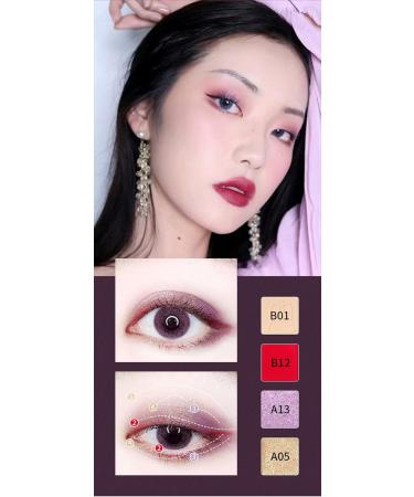 Eyeshadow Palette Shimmer Matte Eyeshadow Palette 30 Colors Eye Shadow Makeup Shiny Daily Makeup for Beginners Professional Makeup (B) - Buy Online on GoSupps.com