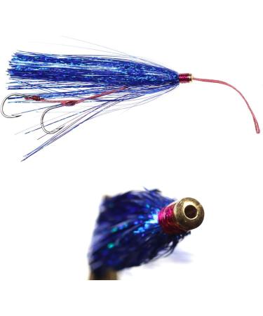 Wifreo Holo Mylar Flash Sliding Tube Bucktail Teasers - Pack of 12, 3.35 Length, Assorted Colors - Buy Online on GoSupps.com