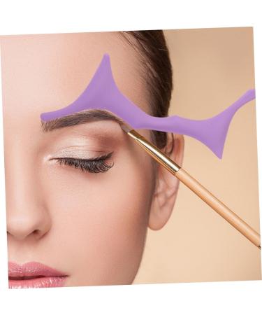 Ipetboom Eyebrow Makeup Tools Eye Brow Stencil Eyebrow Stencil Eyebrow Shaper Beauty Tools Heating Blindfold 17.3x5.9cm Purple - Buy Online on GoSupps.com