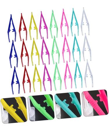 Magiclulu 24-Piece One-Way Tweezing Makeup Accessories Set for Men - Manicure Tweezers Eyelash & Nail Clips in Assorted Colors - Perfect for Cosmetics & Grooming - Buy Online on GoSupps.com
