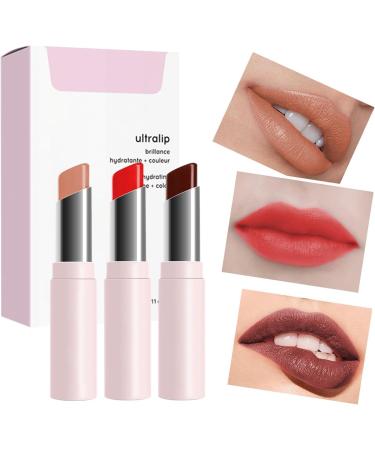  bellv Moisturizing lip balm for dry lips 3-pack of waterproof non-greasy long-lasting lip glosses Girls' face makeup for home work shopping Bellv - Buy Online on GoSupps.com