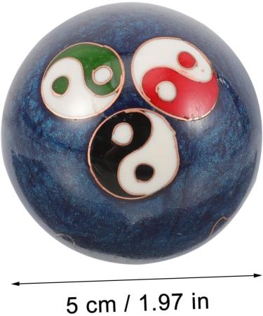Beaupretty Hand Rolling Massage Balls - Reusable Cloisonne Metal Handbaoding Balls for Relaxation & Stress Relief - Buy Online on GoSupps.com