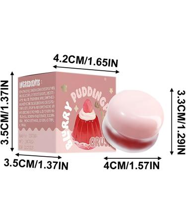  Generisch Lip Pudding Pot New Lip & Cheek Blurry Pudding Pot Blurring Makeup Blush Versatile Construction Matte Velvety Finish Lip Pudding Pot with Brush (#D 30G) - Buy Online on GoSupps.com
