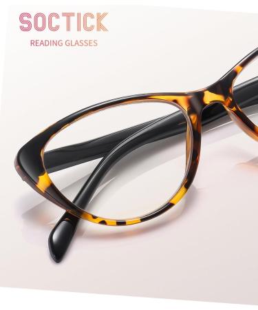 4 Pack Cat Eye Reading Glasses for Women - Blue Light Blocking Anti-Glare Readers (2.5 Diopters) - Stylish Fashion Eyewear - Buy Online on GoSupps.com