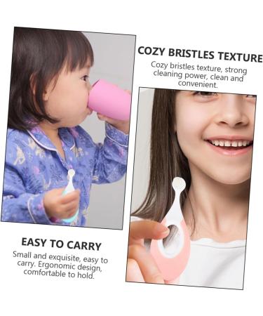 Tovinanna Children's Toothbrush Set - 4 Extra Soft Bristle Oral Care Brushes for Infants & Toddlers - Manual Training Toothbrush - Colorful & Gentle Baby Dental Tool - 1 Pack - Buy Online on GoSupps.com