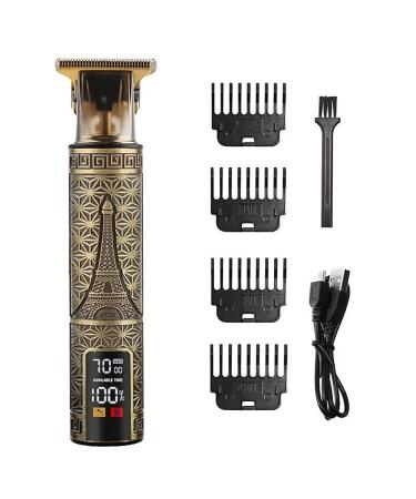 Hair Clippers Professional Men's T9 Electric Hair Clipper Rechargeable Hair Clipper Shaving Barber Styling Tools Hair Clipper(LCD-01)