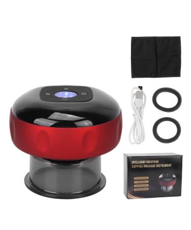 Electrical cupping therapy Massage device smart cups therapy scraping tools for pain relief from shoulder neck back arms and legs hot compress with constant temperature (red) - Buy Online on GoSupps.com