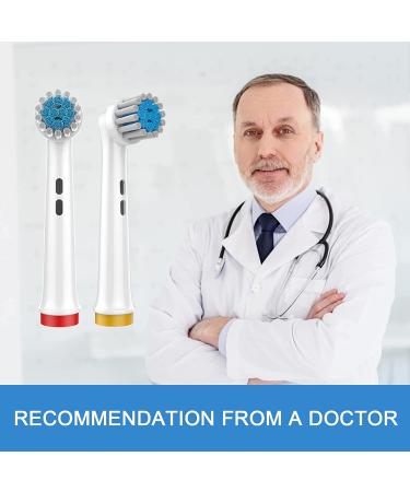 4 Pack of Replacement Toothbrush Heads for Oral-B | Compatible with Oral B Braun Electric Toothbrush Eb17-xs - Buy Online on GoSupps.com