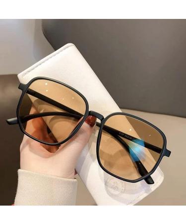 Zhenqi Anti Blue Ray Computer Gaming Glasses - Lightweight Anti Eye Strain Eyewear for Teens Men & Women - Black Tea - Buy Online on GoSupps.com