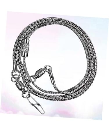 BESPORTBLE 2pcs Steel Foot Chain for Birds Pet Harness Cockatiel Harness - Off Birds Anklet Parrot Leash Leg 55X1.9CMx2pcs Silverx2pcs - Buy Online on GoSupps.com