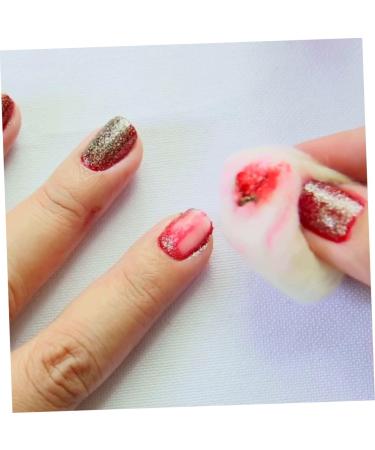 Buy NOLITOY 3pcs Makeup Cotton Balls & Nail Polish Remover - Skin Cleansing Cloths for Manicure & Nail Art - Mini Nail Polishing Pads (2x2cm) - International Shipping Available - Buy Online on GoSupps.com