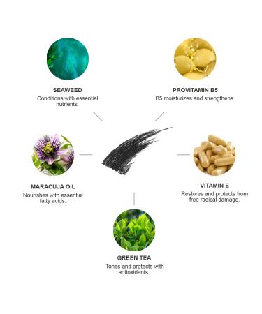 100% PURE Maracuja Oil Mascara - Intense Volume & Length, Fruit Pigmented, Vegan, Black Tea Color - 0.35 oz - Buy Online on GoSupps.com