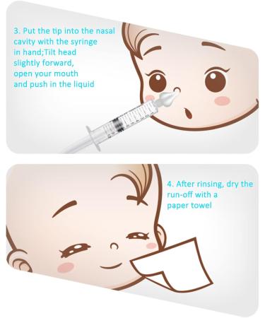 2Pcs 10ml Baby Nasal Irrigator Infant Nose Cleaner Nose Cleaner Rinsing Device for Gentle Nasal Care - Buy Online on GoSupps.com