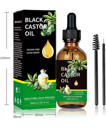 Buy Jamaican Black Castor Oil 60ml - 100% Pure Organic Hair & Body Massage Oil for Skin Moisture & Scalp Nourishment | 3PCS - Buy Online on GoSupps.com